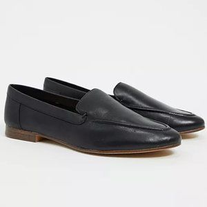 ALDO joeya leather flat loafers in black, size 5